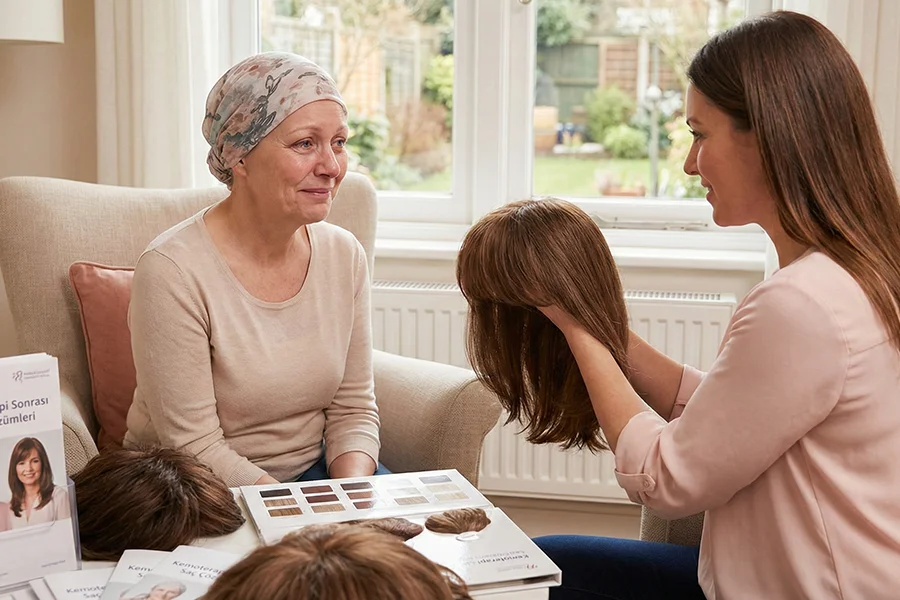 Kemoterapi için Protez Saç